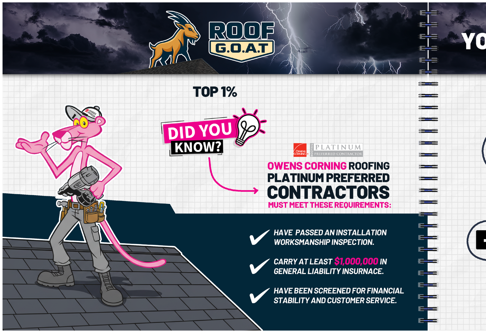 The high-ticket roofing pitch book — sample pages